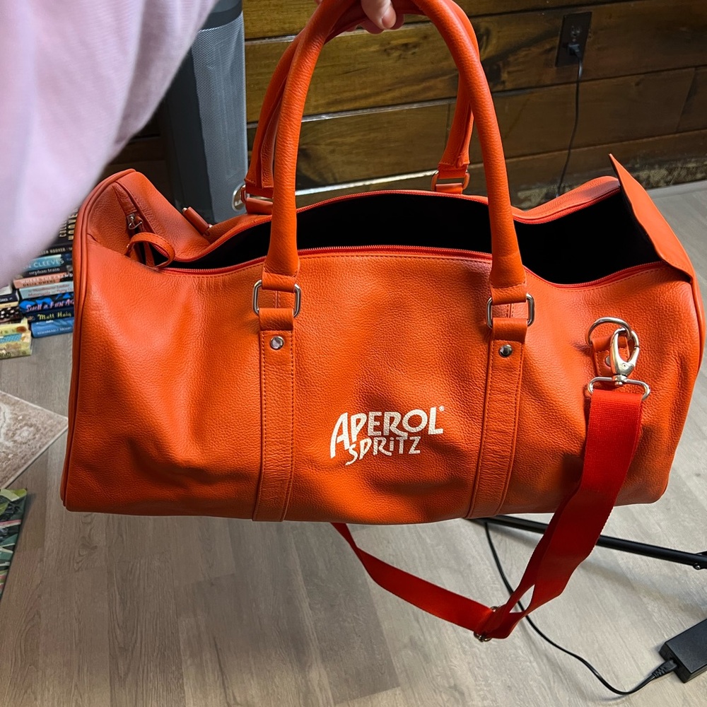 Aperol Spritz Orange Branded Weekender Duffel Bag- OS